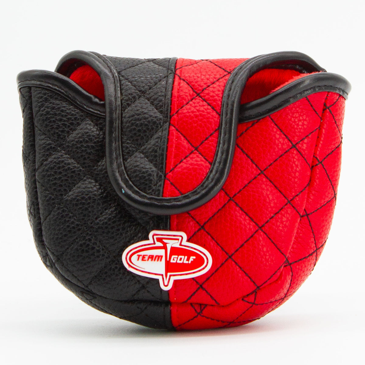 NC State Wolfpack Split Quilted Mallet Putter Cover, back view