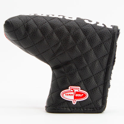 NC State Wolfpack Split Quilted Blade Putter Cover, back view