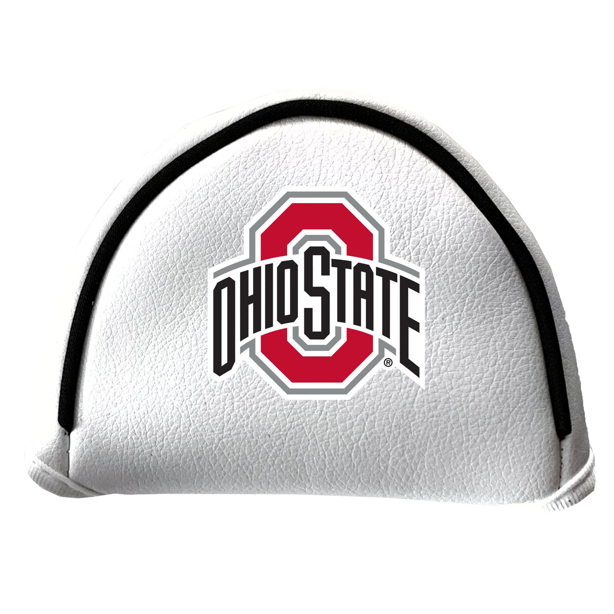 Ohio State Buckeyes vintage mallet putter white printed golf headcover