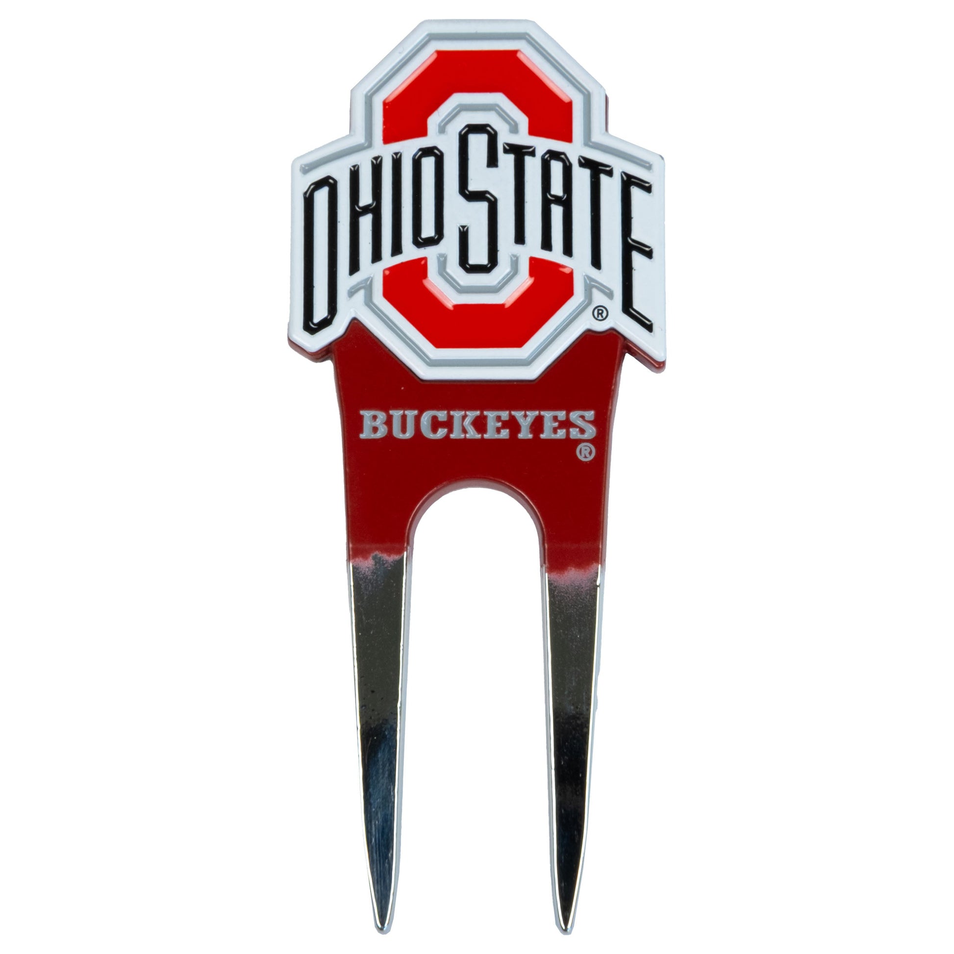 Ohio State Buckeyes Custom Shaped Divot Tool - Image 1 - Club Rehab
