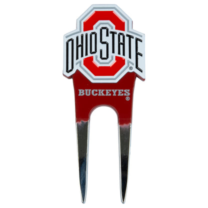 Ohio State Buckeyes Custom Shaped Divot Tool - Image 1 - Club Rehab