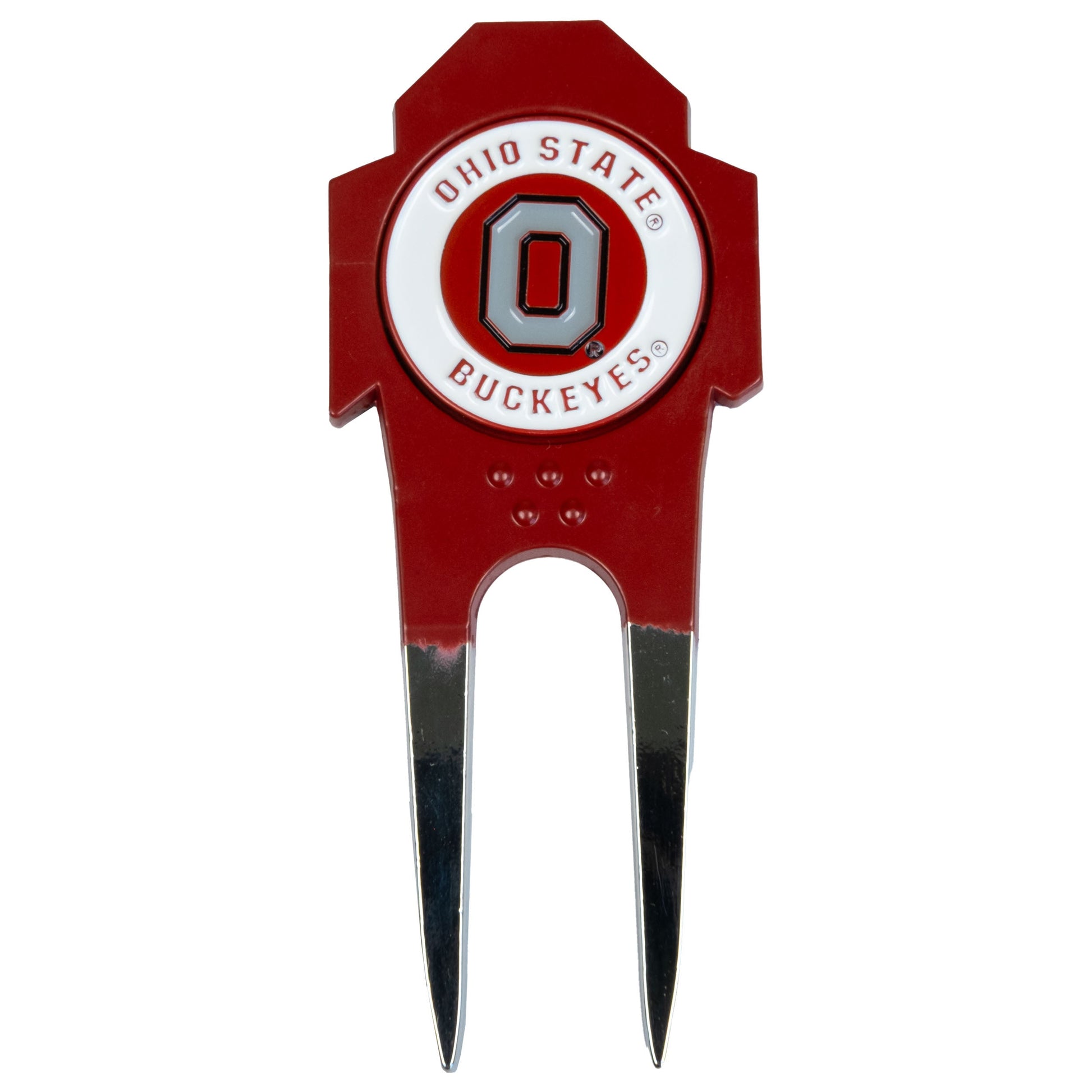 Ohio State Buckeyes Custom Shaped Divot Tool - Image 2 - Club Rehab
