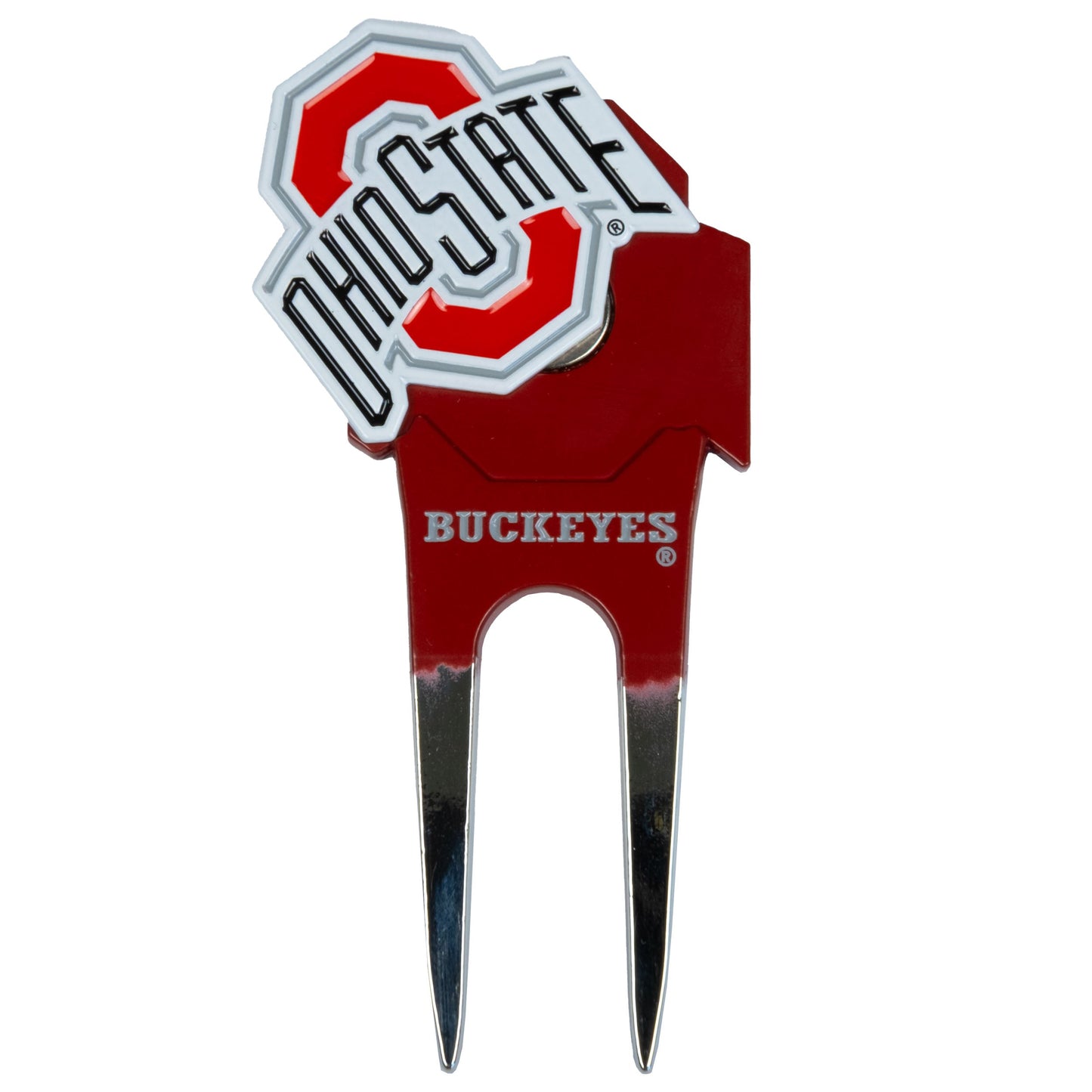Ohio State Buckeyes Custom Shaped Divot Tool - Image 3 - Club Rehab