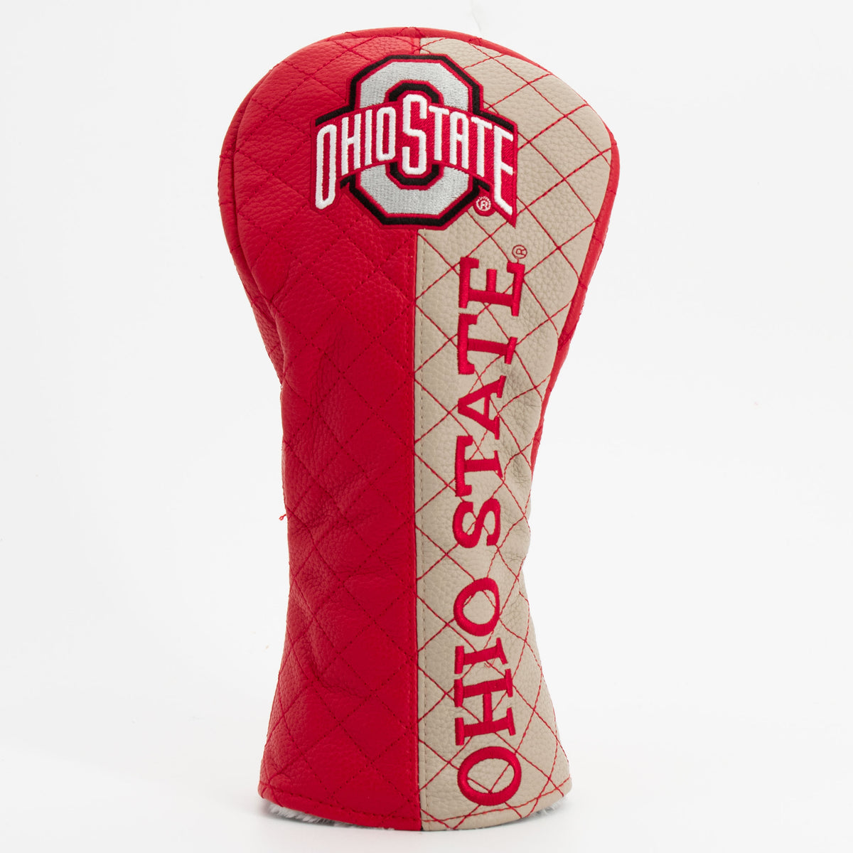Ohio State Buckeyes Split Quilted Fairway Headcover, front view