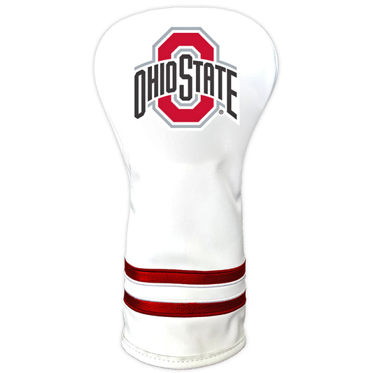 Ohio State Buckeyes Vintage Golf Headcovers – White