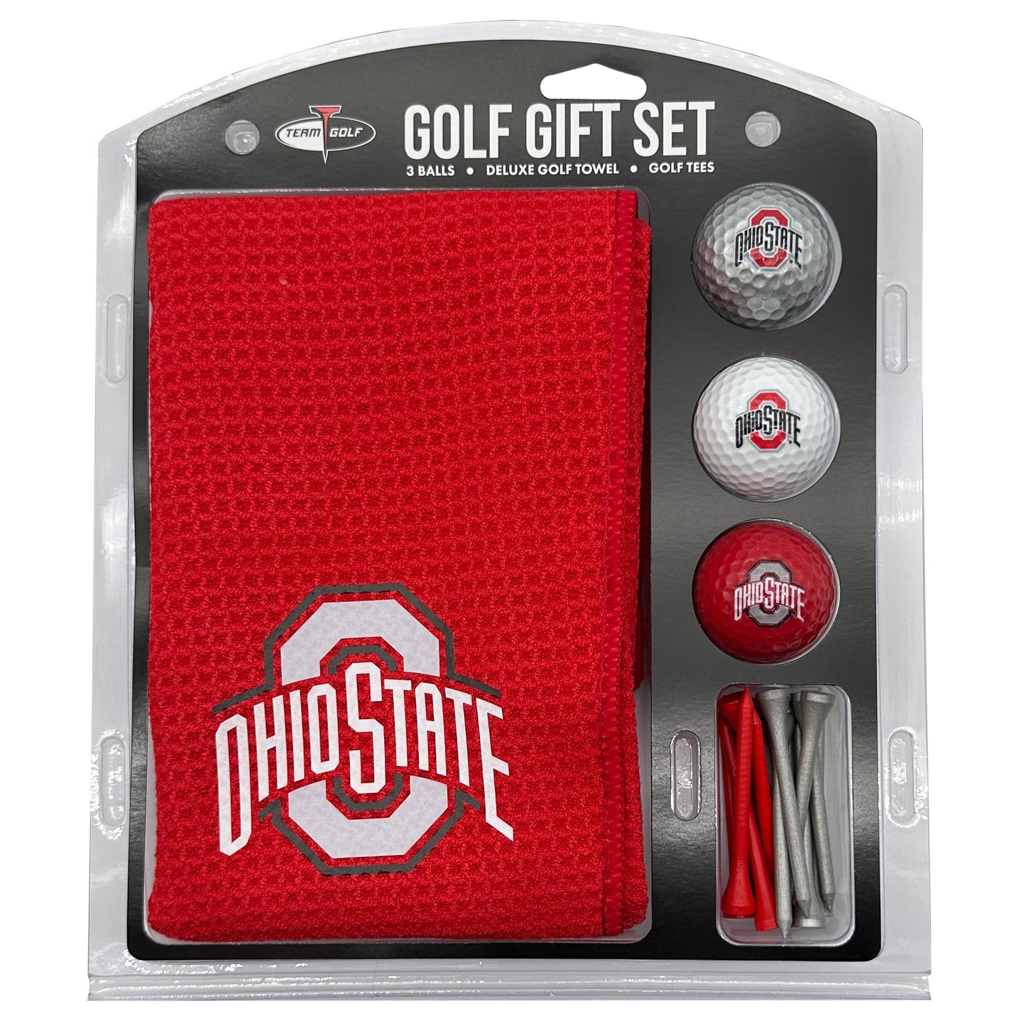 Ohio State Buckeyes Microfiber Towel Golf Gift Set - Club Rehab