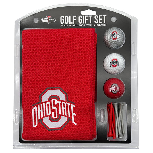 Ohio State Buckeyes Microfiber Towel Golf Gift Set - Club Rehab