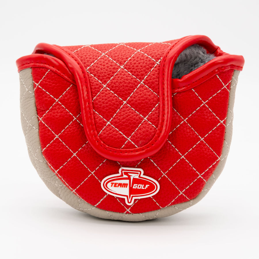 Ohio State Buckeyes solid quilted mallet putter cover, back view