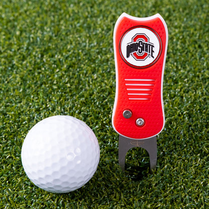 Ohio State Buckeyes Switchblade Divot Tool - Image 2 - Club Rehab