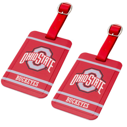 Ohio State Buckeyes plastic golf bag tag by Team Golf, product photo 4