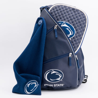 Penn State Nittany Lions PU leather backpack by Team Golf, view 7