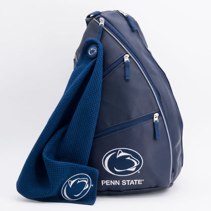 Penn State Nittany Lions PU leather backpack by Team Golf, view 8