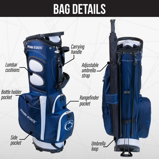 Penn State Nittany Lions Fairway Stand Bag - Image 2 - Club Rehab