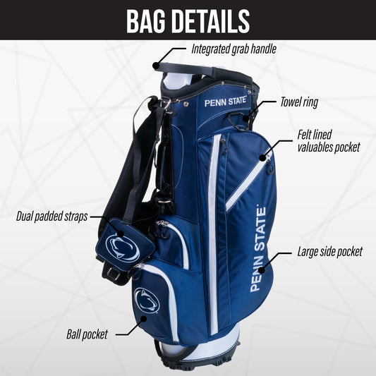 Penn State Nittany Lions Fairway Stand Bag - Image 3 - Club Rehab