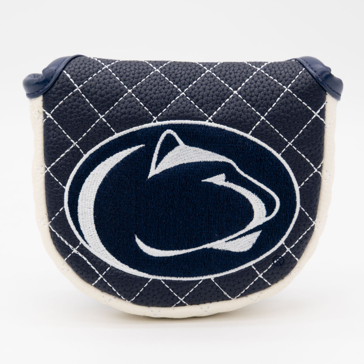 Penn State Nittany Lions Solid Quilted Mallet Putter Cover, front view