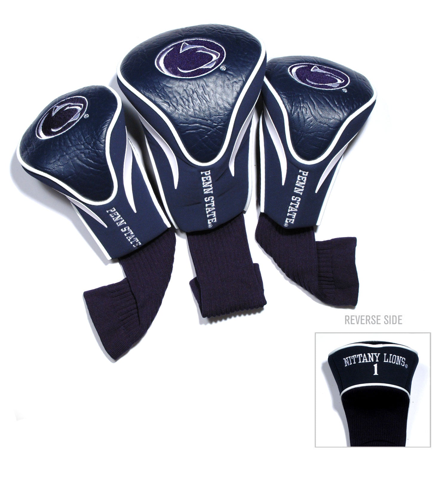 Penn State Nittany Lions 3 Pack Contour Sock Headcovers - Club Rehab