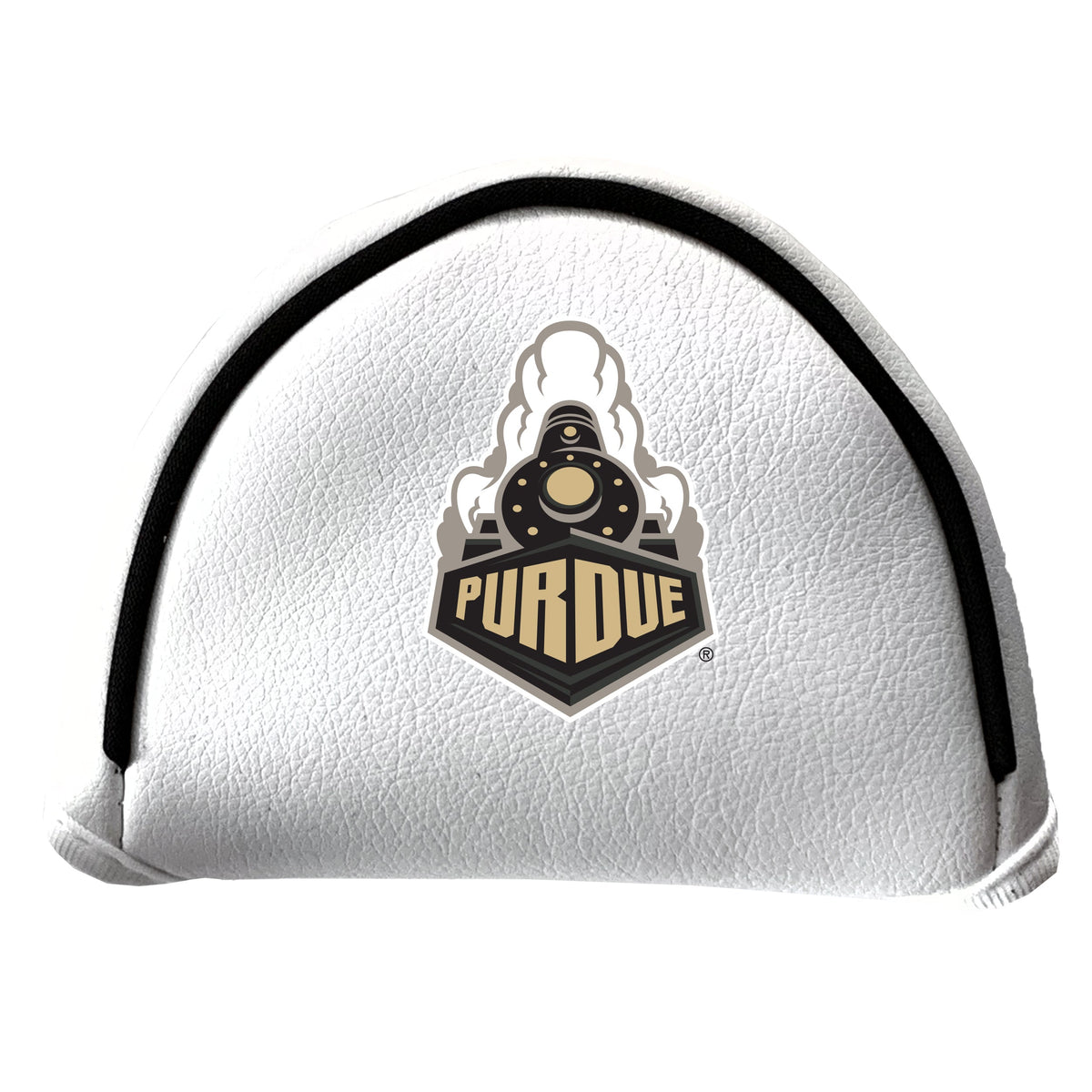 Purdue Boilermakers vintage mallet putter white printed golf headcover