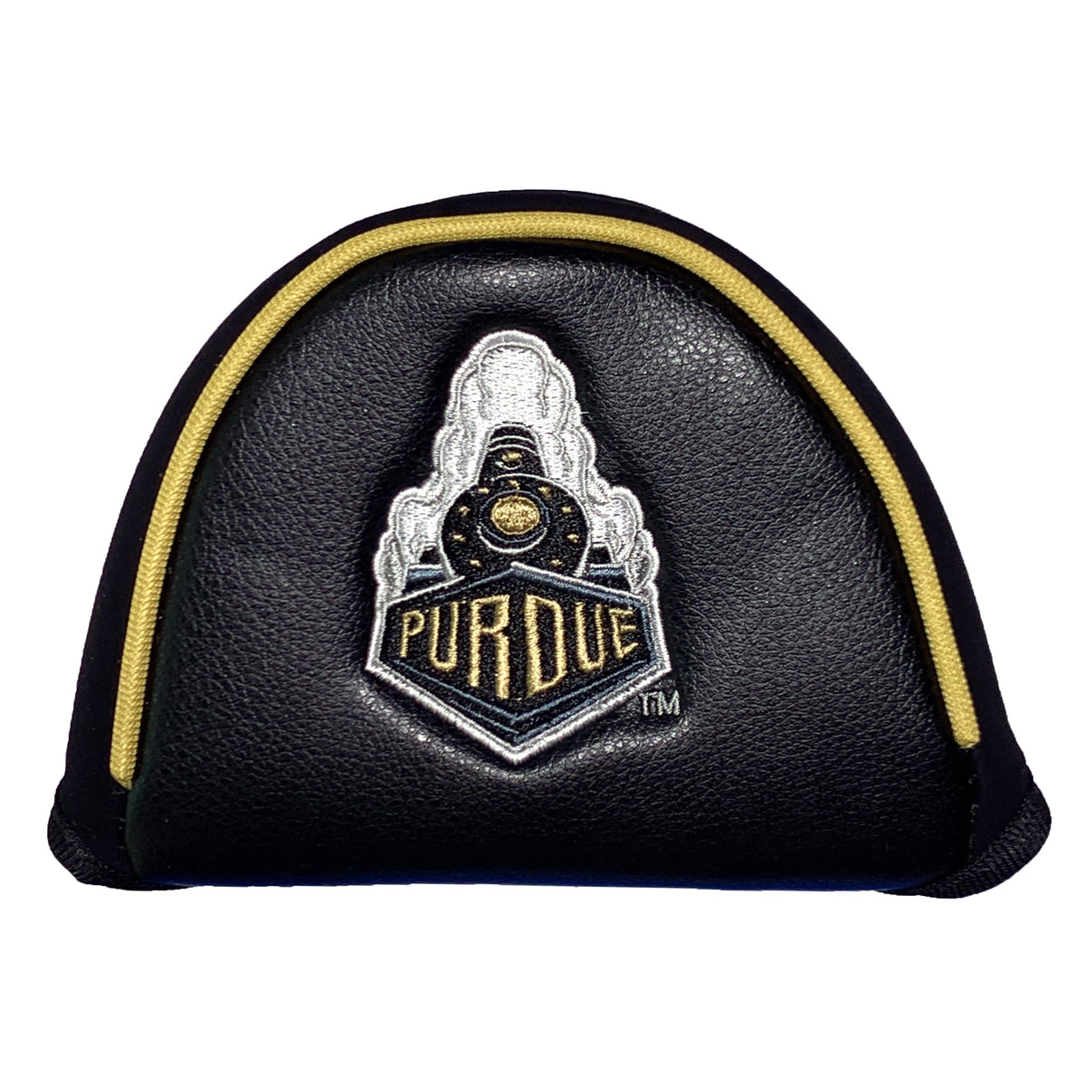 Purdue Boilermakers vintage mallet putter embroidered golf headcover