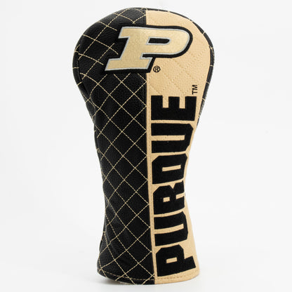 Purdue Boilermakers Split Quilted Fairway Headcover, front view