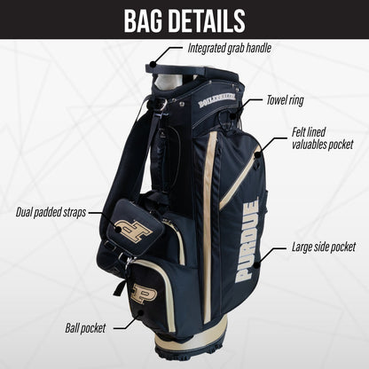 Purdue Boilermakers Fairway Stand Bag - Image 3 - Club Rehab