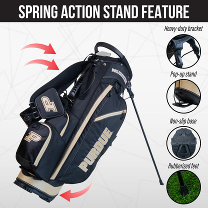 Purdue Boilermakers Fairway Stand Bag - Image 5 - Club Rehab