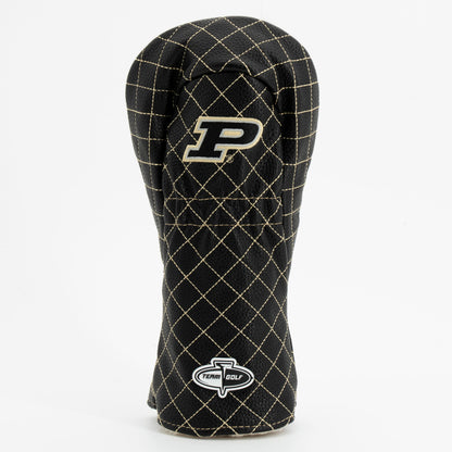 Purdue Boilermakers Solid Quilted Fairway Headcover, back view