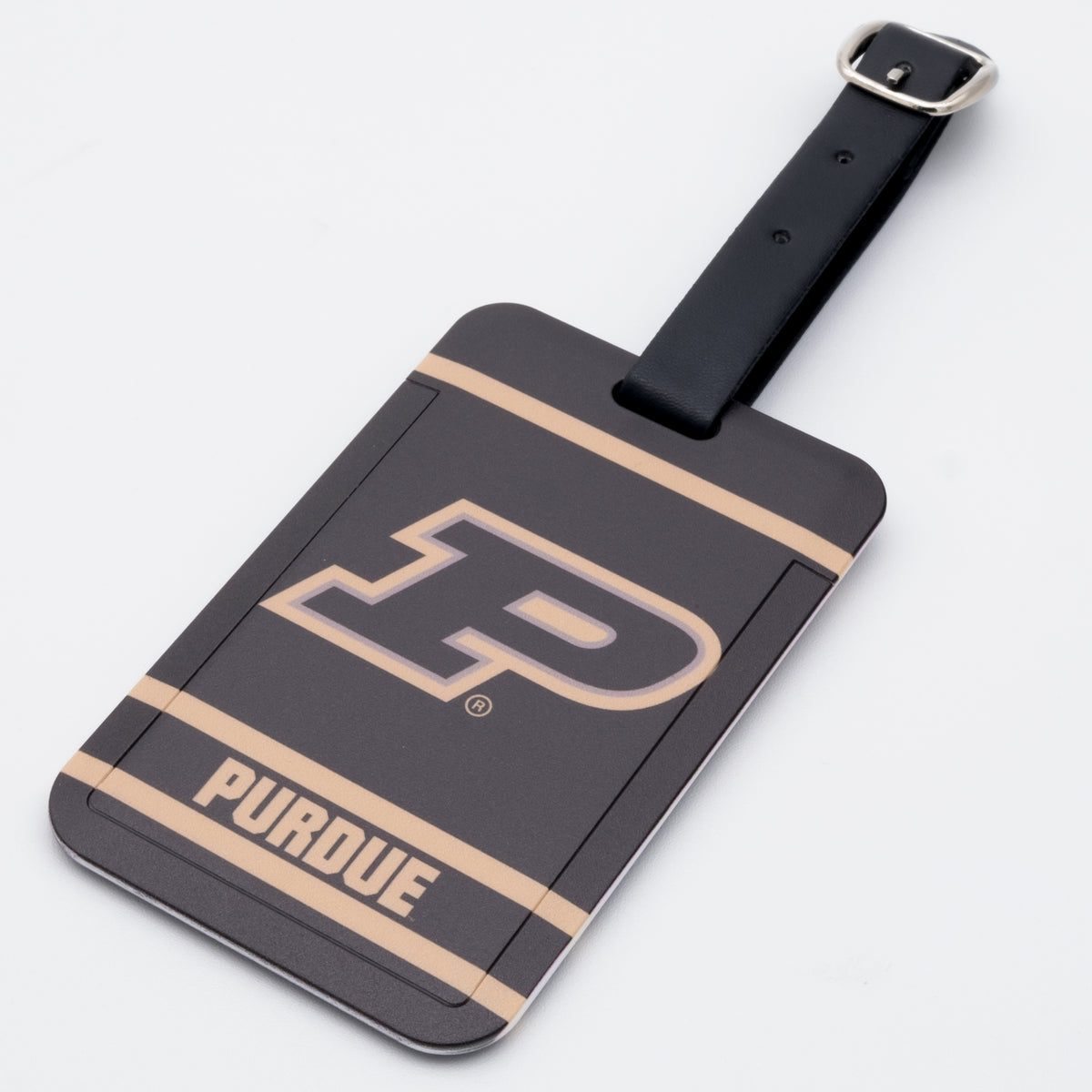 Purdue Boilermakers plastic golf bag tag by Team Golf, product photo 1