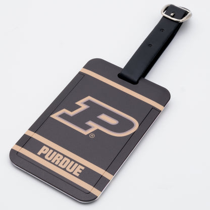 Purdue Boilermakers plastic golf bag tag by Team Golf, product photo 1