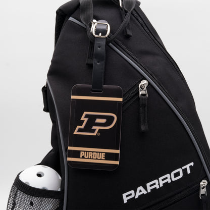 Purdue Boilermakers plastic golf bag tag by Team Golf, product photo 3