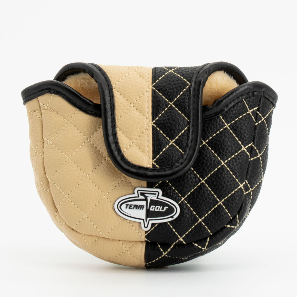 Purdue Boilermakers Split Quilted Mallet Putter Cover, back view