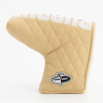 Purdue Boilermakers Split Quilted Blade Putter Cover, back view