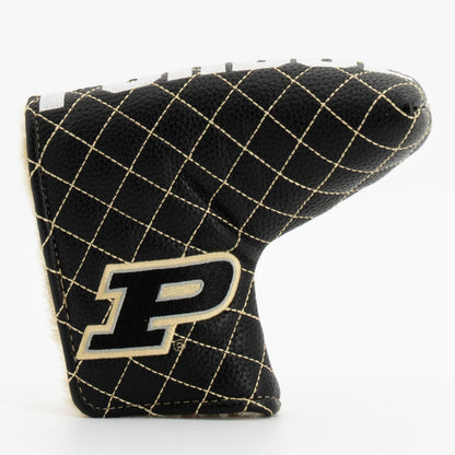 Purdue Boilermakers Split Quilted Blade Putter Cover, front view
