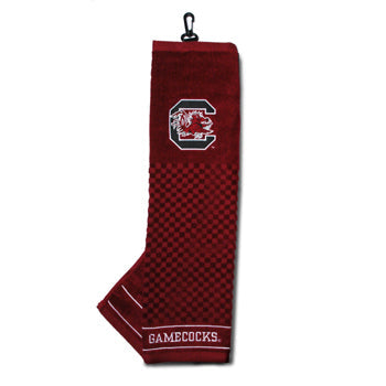 South Carolina Gamecocks embroidered golf towel