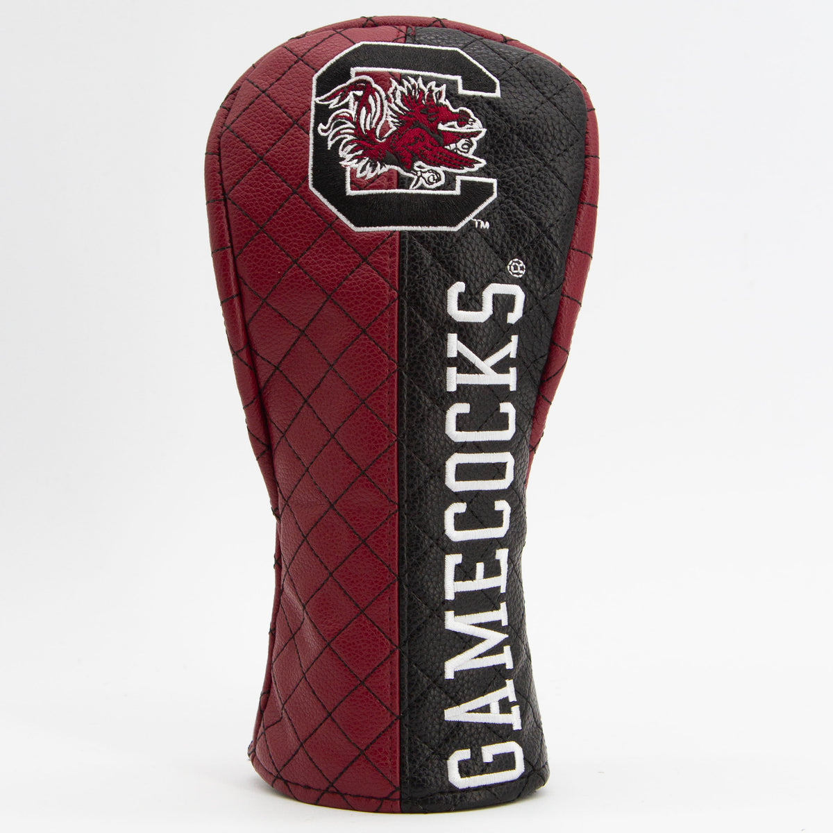 South Carolina Gamecocks Split Quilted Fairway Headcover, front view