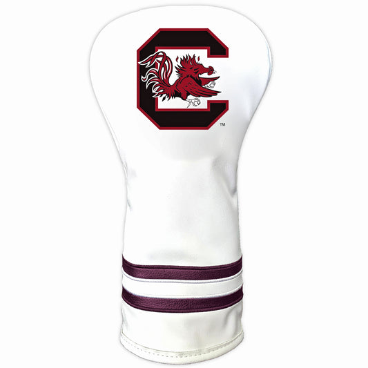 South Carolina Gamecocks Vintage Golf Headcovers – White