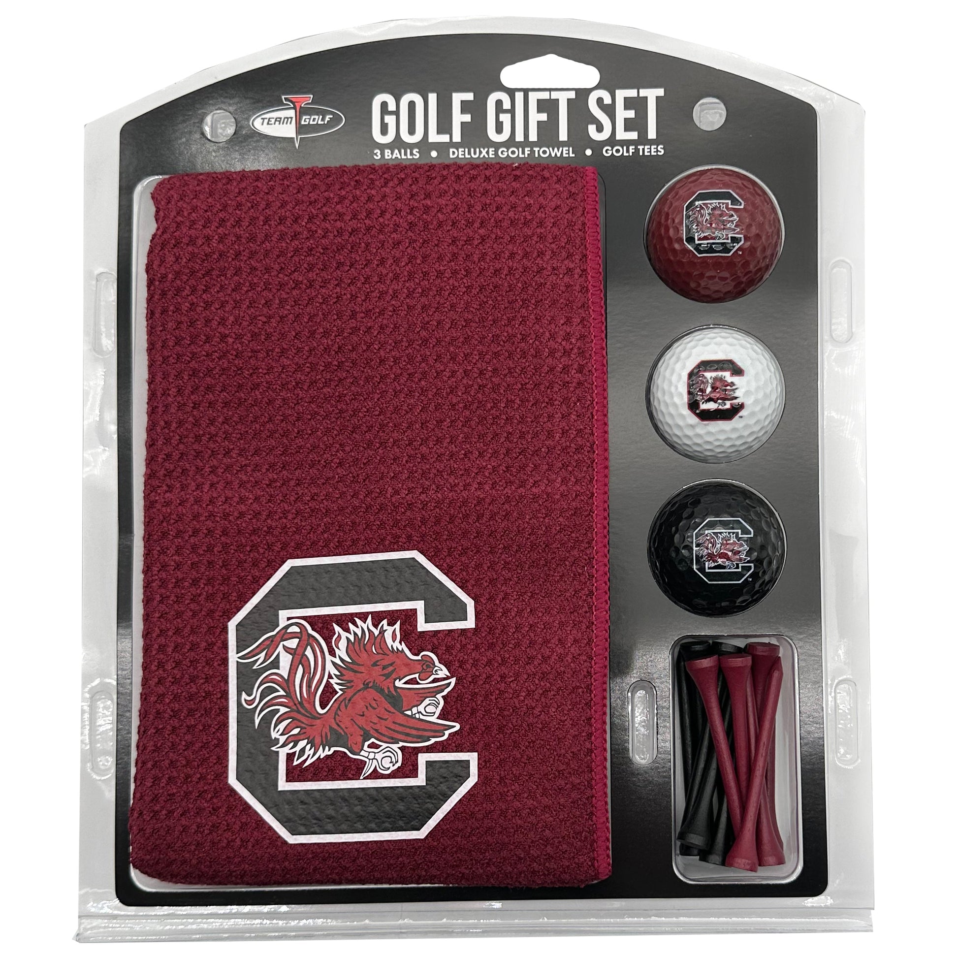 South Carolina Gamecocks Microfiber Towel Golf Gift Set - Club Rehab
