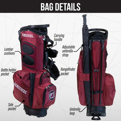 South Carolina Gamecocks Fairway Stand Bag - Image 2 - Club Rehab