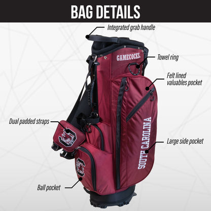 South Carolina Gamecocks Fairway Stand Bag - Image 3 - Club Rehab