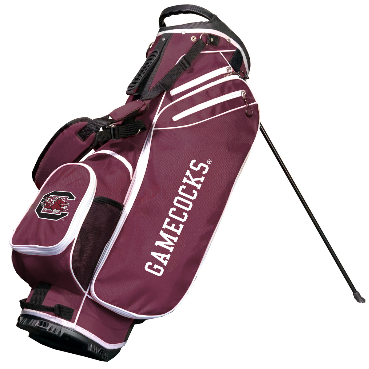 South Carolina Gamecocks Birdie stand golf bag, Maroon color