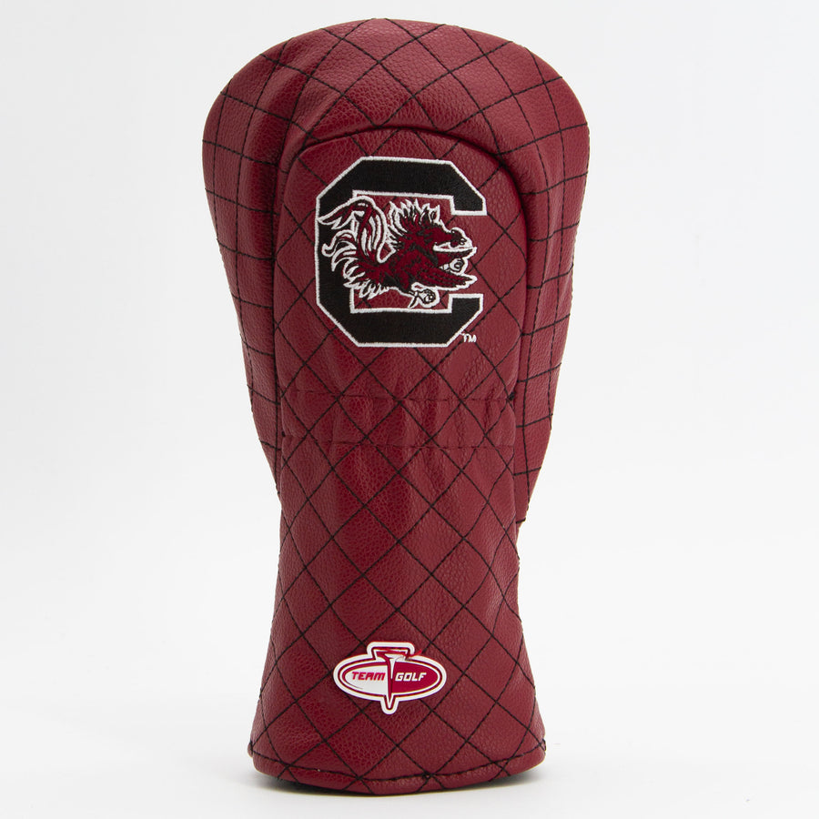 South Carolina Gamecocks solid quilted fairway cover, back view
