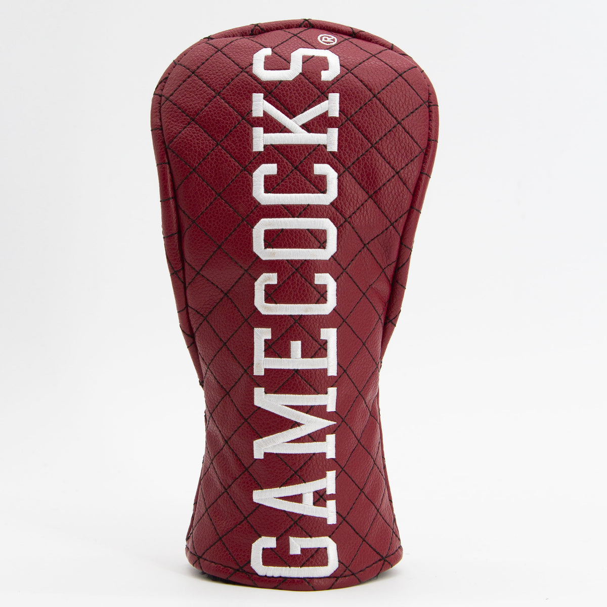 South Carolina Gamecocks Solid Quilted Fairway Headcover, front view