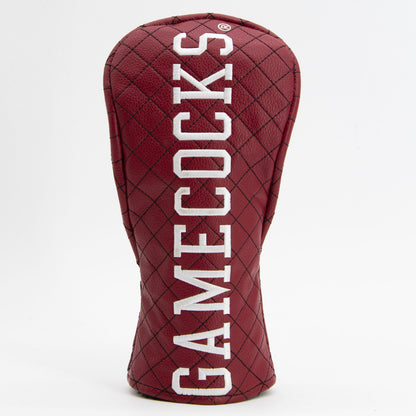 South Carolina Gamecocks Solid Quilted Fairway Headcover, front view