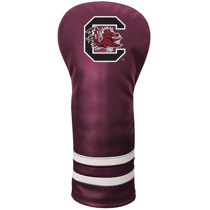 South Carolina Gamecocks Vintage Color Printed Fairway Headcover