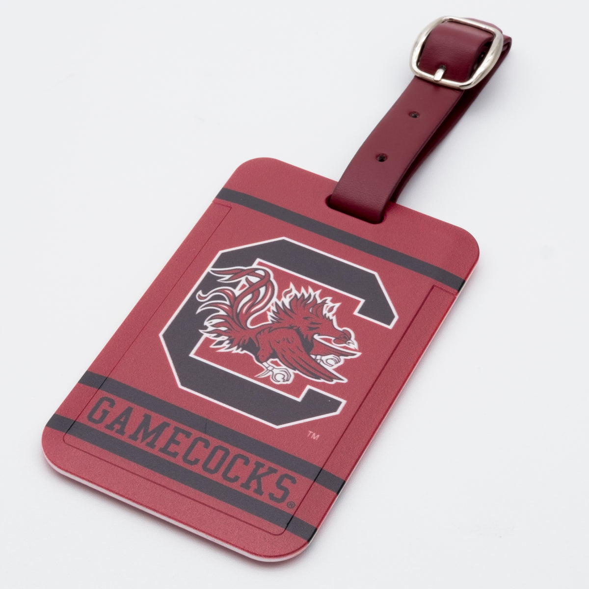 South Carolina Gamecocks plastic golf bag tag by Team Golf, product photo 1