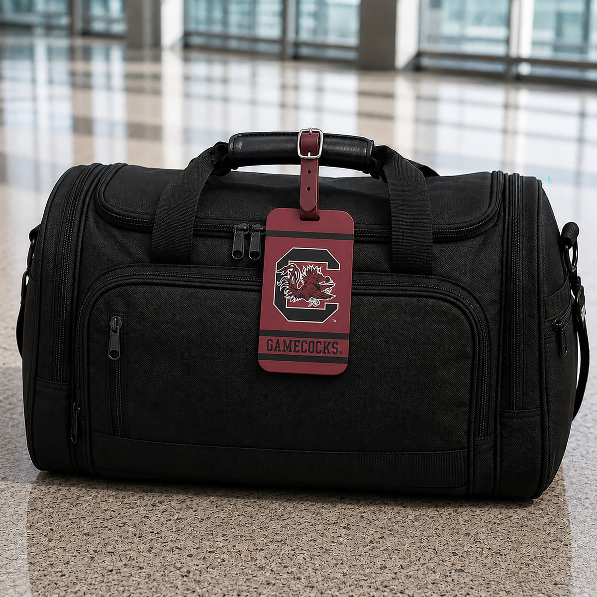South Carolina Gamecocks plastic golf bag tag by Team Golf, product photo 5