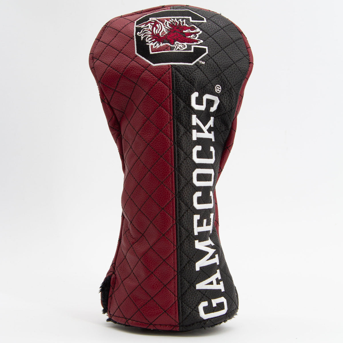 South Carolina Gamecocks Split Quilted Driver Headcover, front view