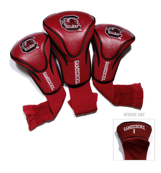 South Carolina Gamecocks 3 Pack Contour Sock Headcovers - Club Rehab