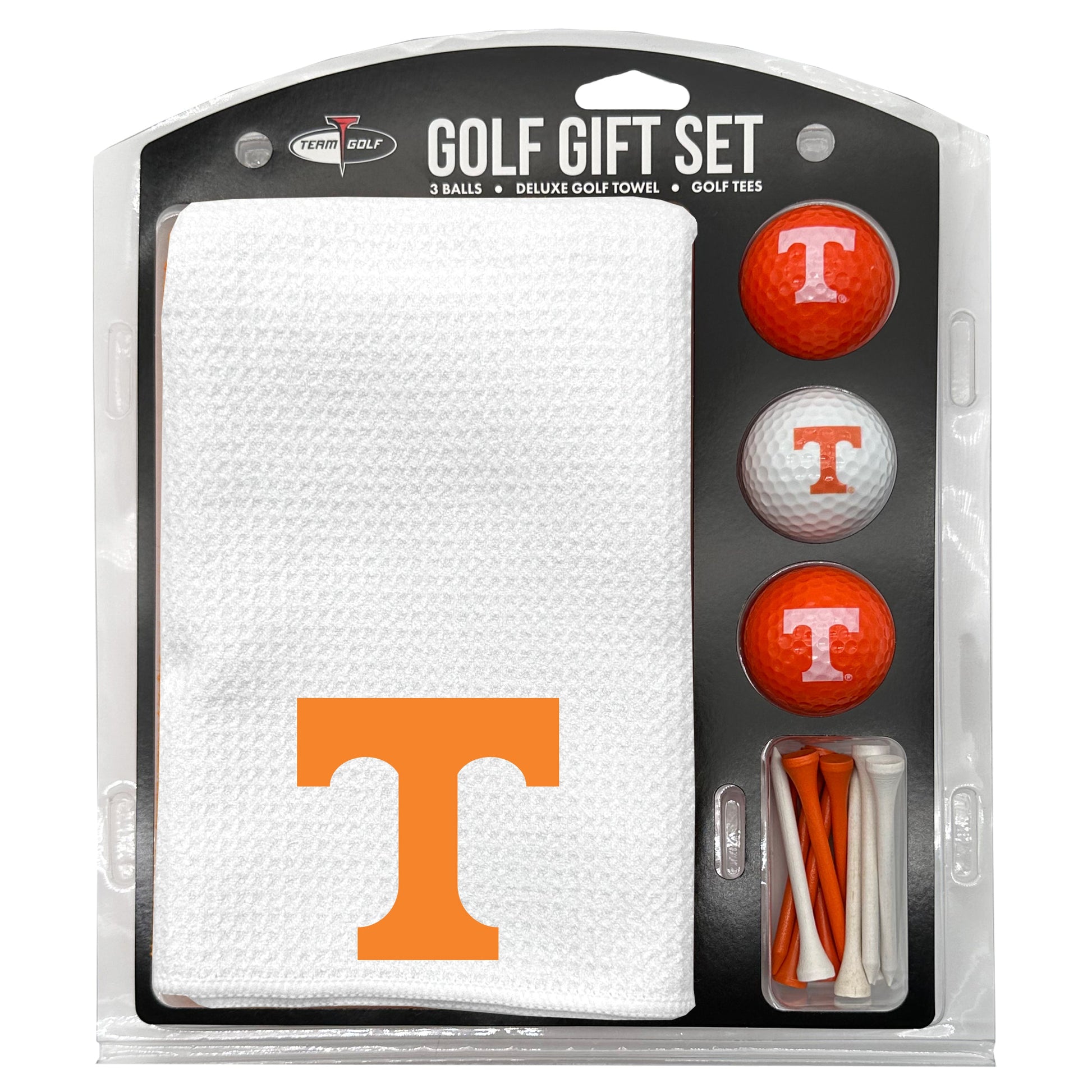 Tennessee Volunteers White Microfiber Towel Golf Gift Set - Club Rehab