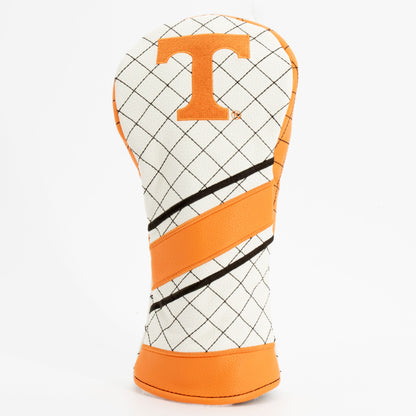 Tennessee Volunteers Striped Quilted Fairway Headcover, front view