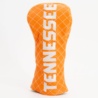 Tennessee Volunteers Solid Quilted Fairway Headcover, front view